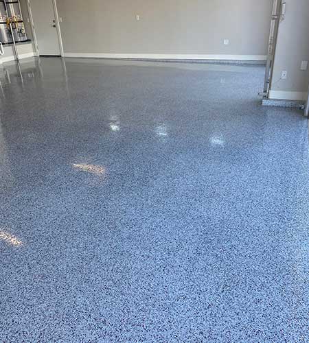 Shiny Coated Floor — St. George, UT — K.C. Concrete Coating