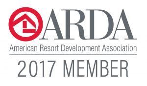 The logo for the american resort development association