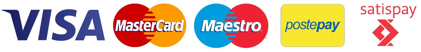 icone metodi di pagamento disponibili in negozio