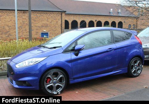 Ford Fiesta Mk7 ST 2016 spirit blue metallic 1:18