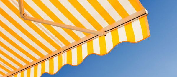 Tenda da sole pulita