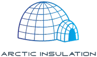 The logo for Arctic Insulation in Houston, TX