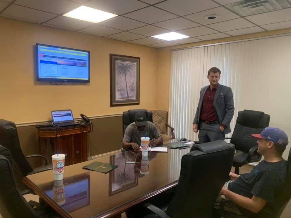 Greencove Springs Painters — Client Meeting With a Group of Employees in Greencove Springs, FL