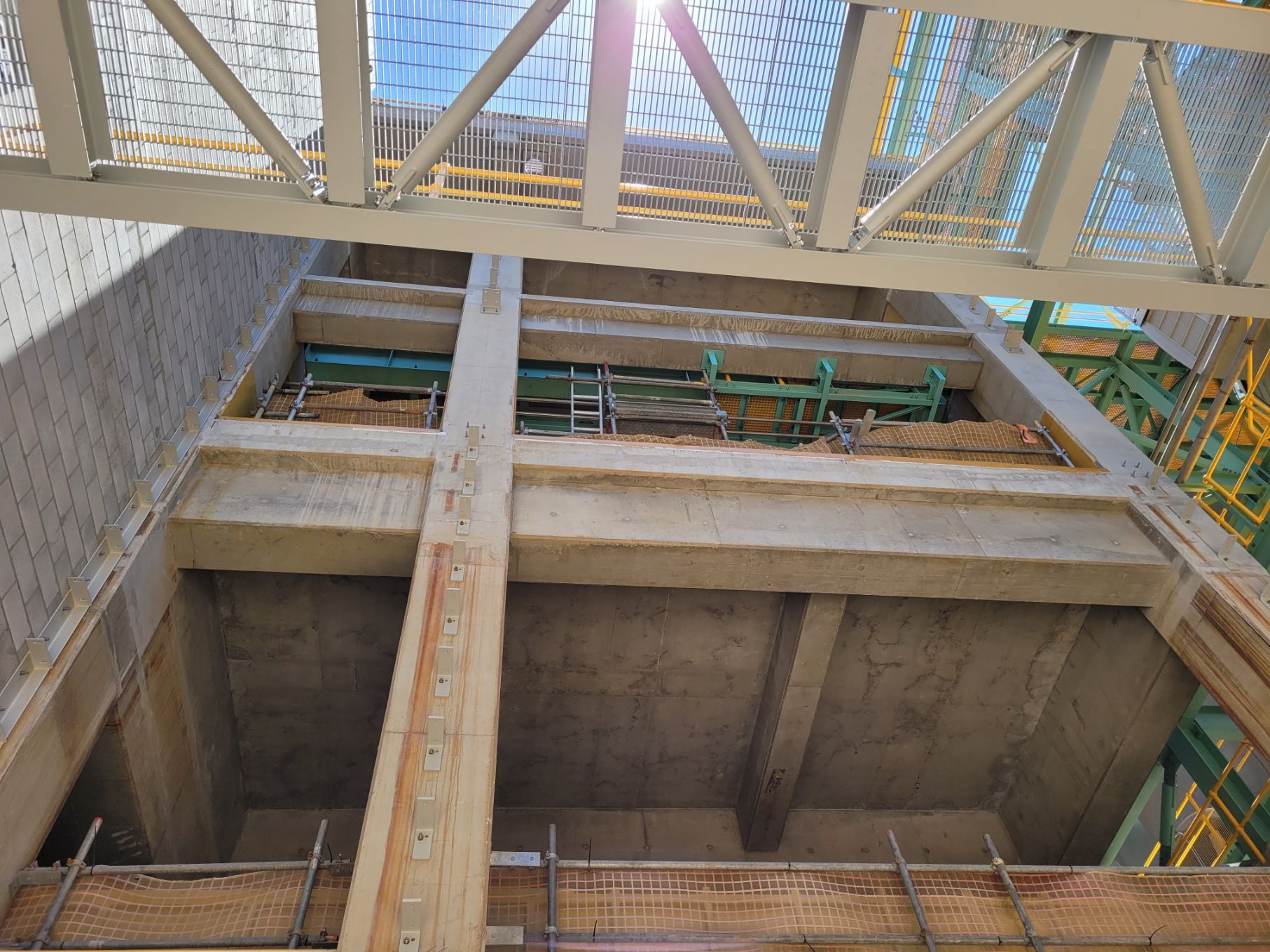 Construction site with concrete beams and supports — Construction Company in Townsville, QLD