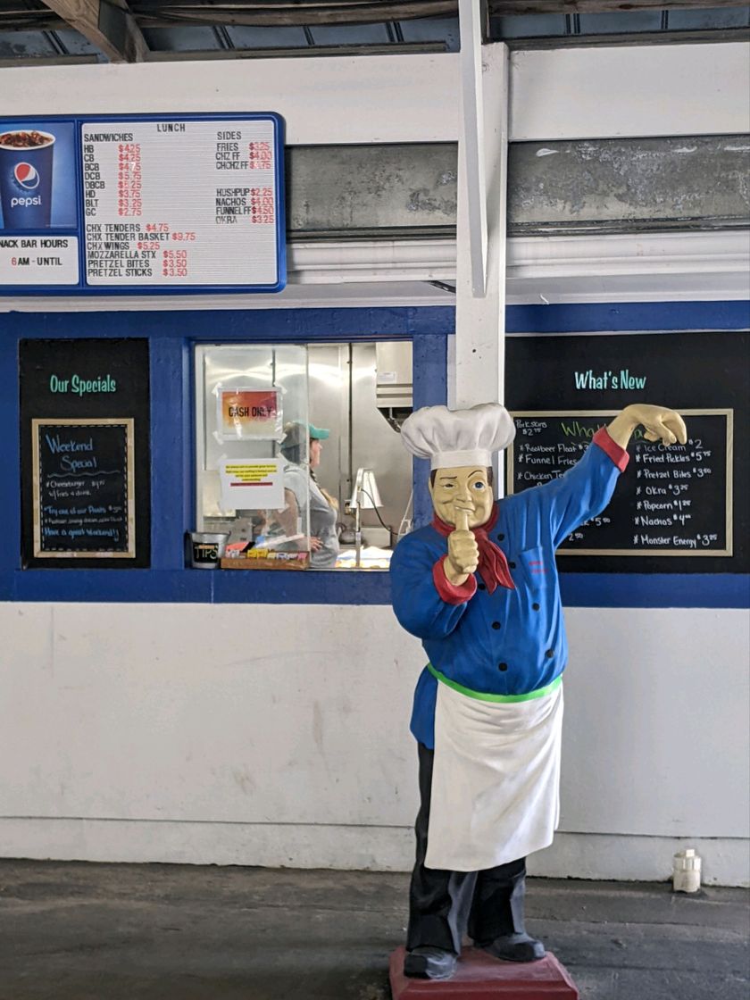 Food Stall Statue — Newport, NC – Newport Flea Mall