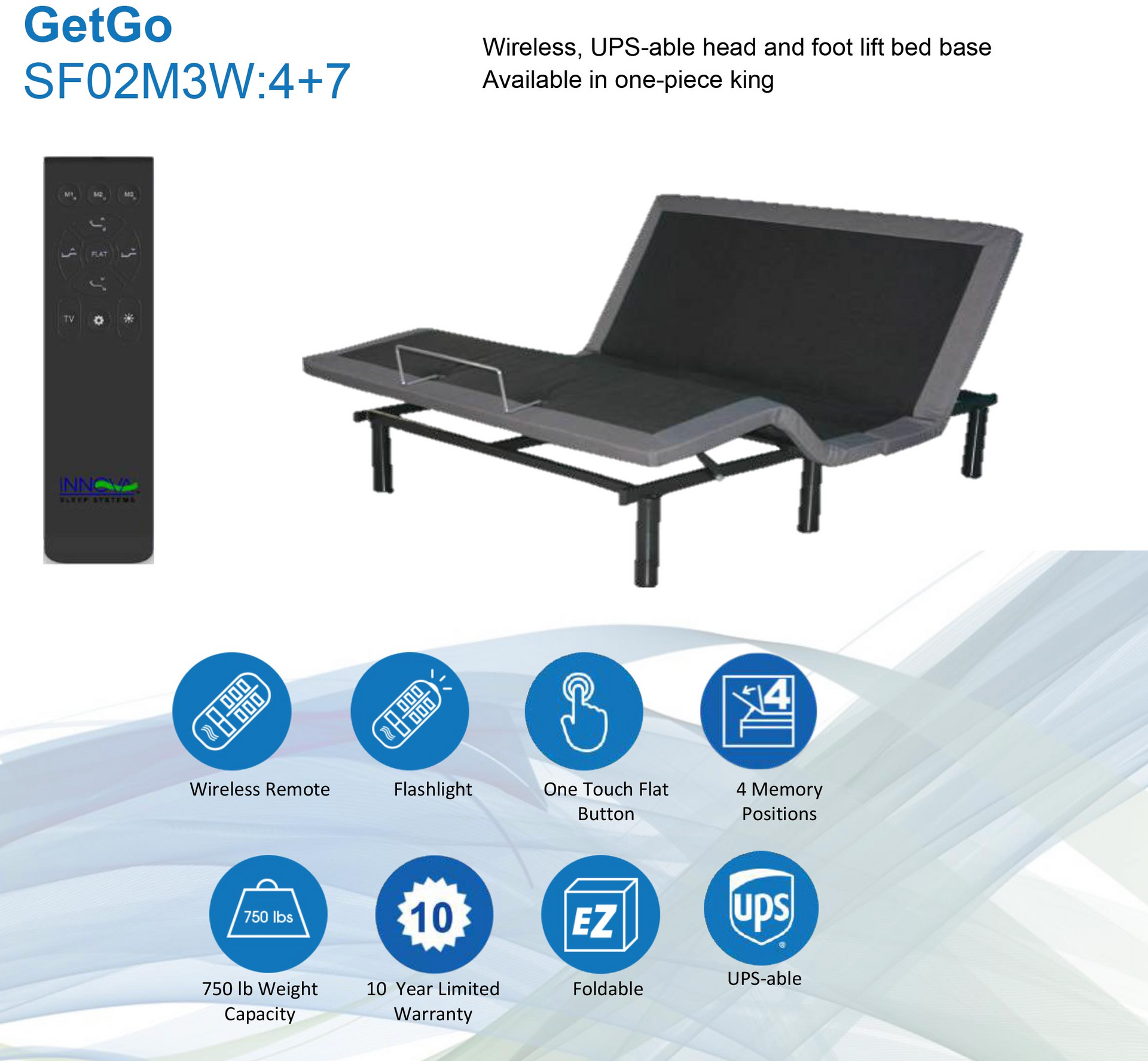 Get Go Adjustable Bed Model