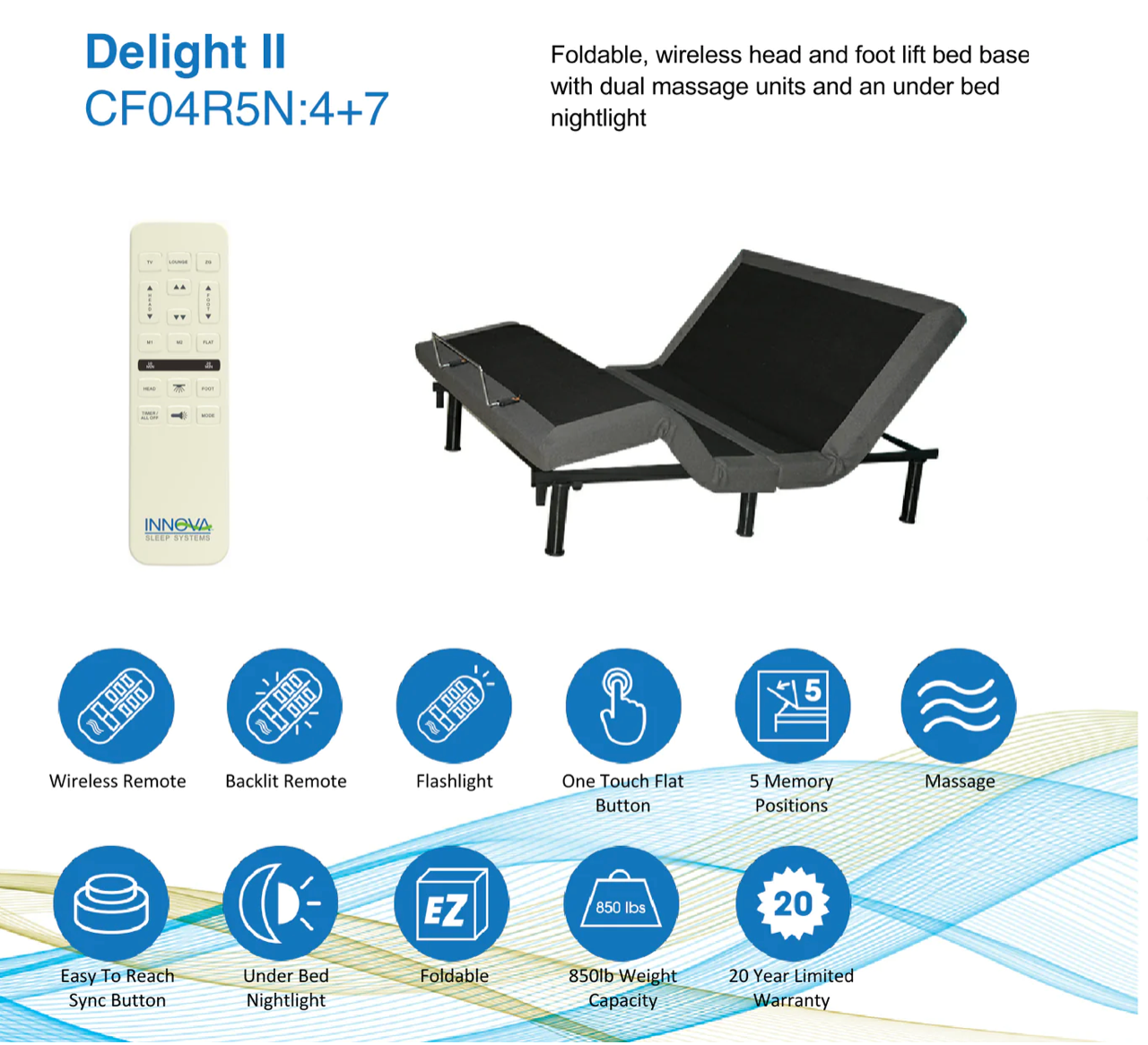 Delight II Adjustable Bed Model