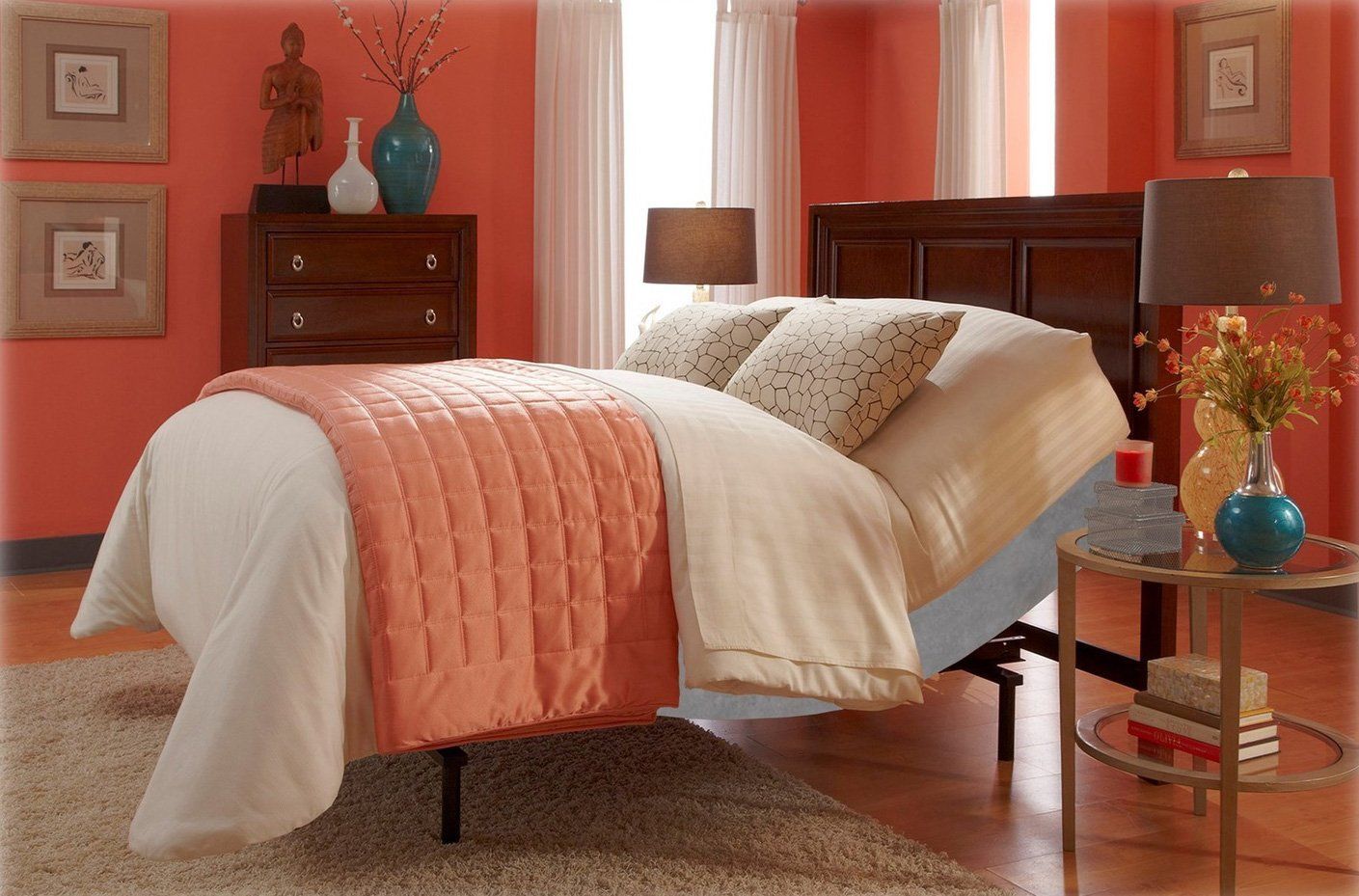 Comfortable beautiful bedroom