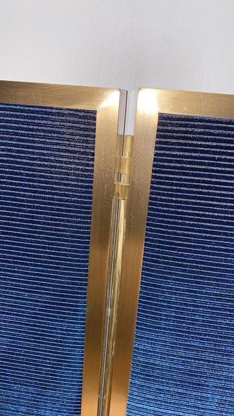 Struttura in ottone satinato