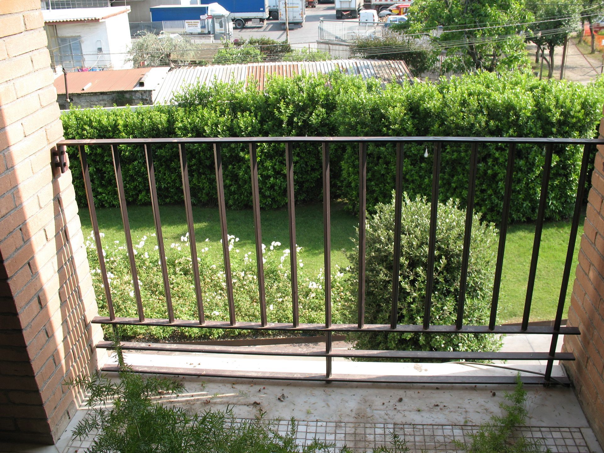 Ringhiera in rame naturale