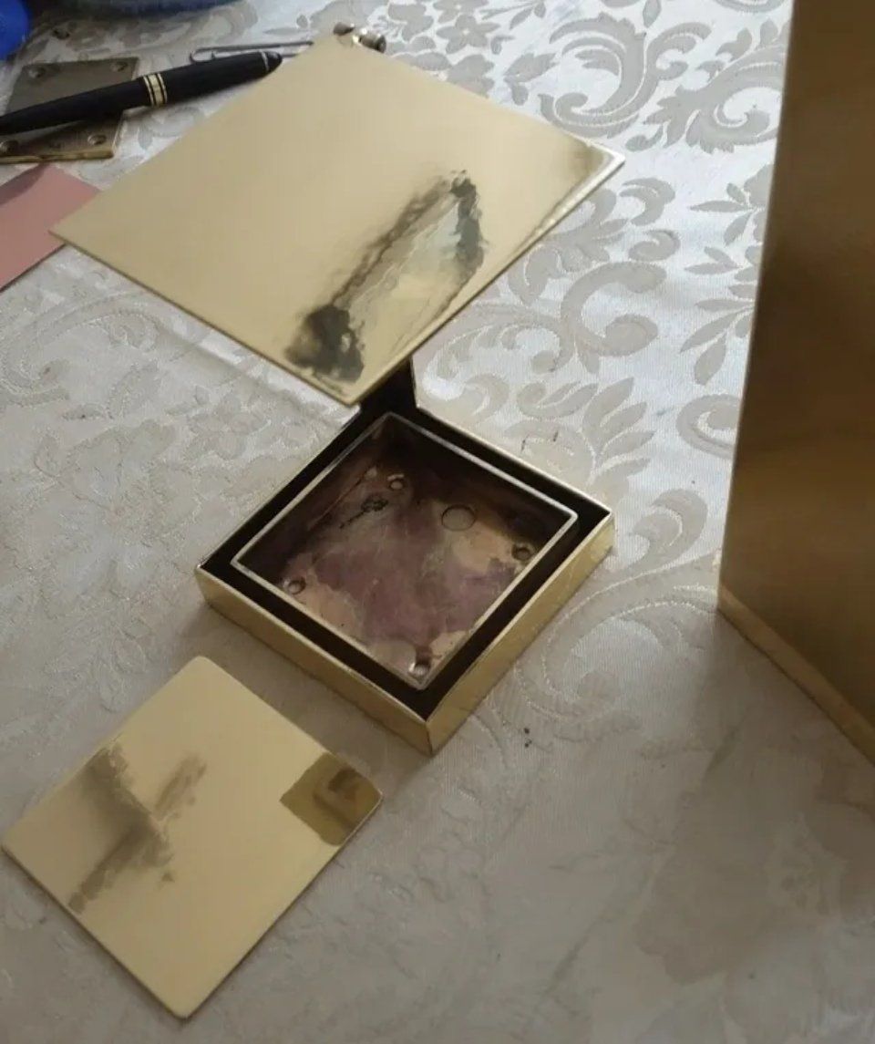 Portafiori ottone porta candela