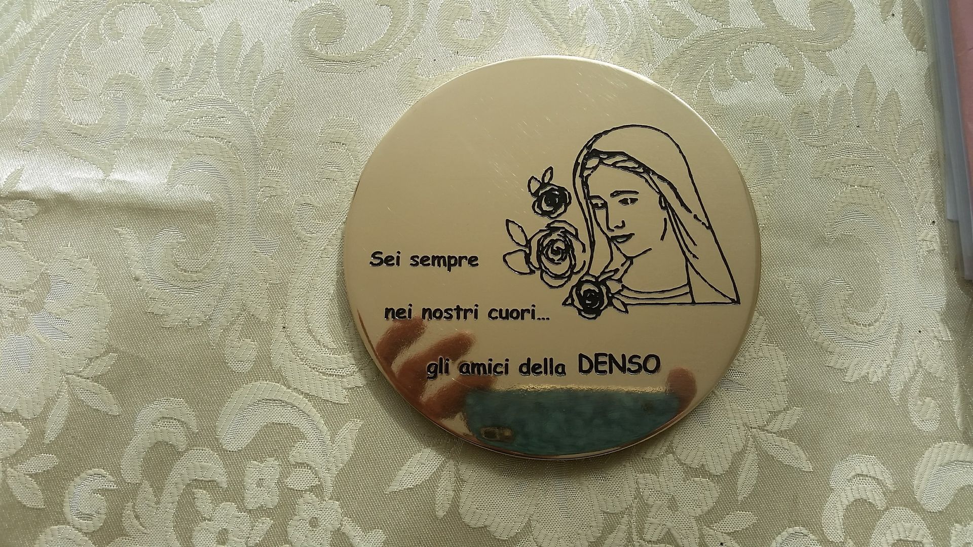 Realizzazioni targhette in ottone inciso