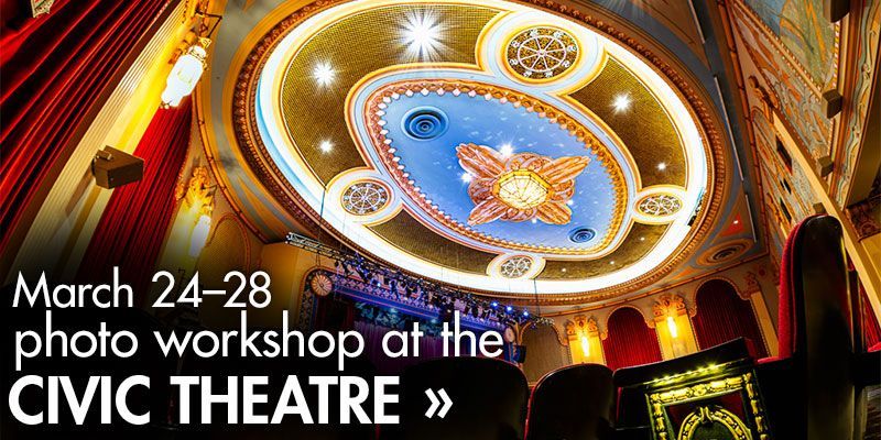 March 28: Civic Theatre photo workshop