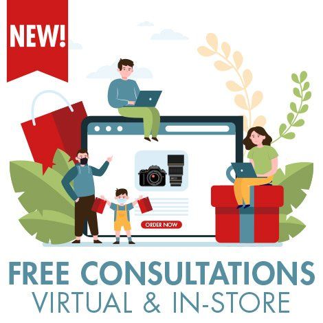 Free consultations virtual & in-store