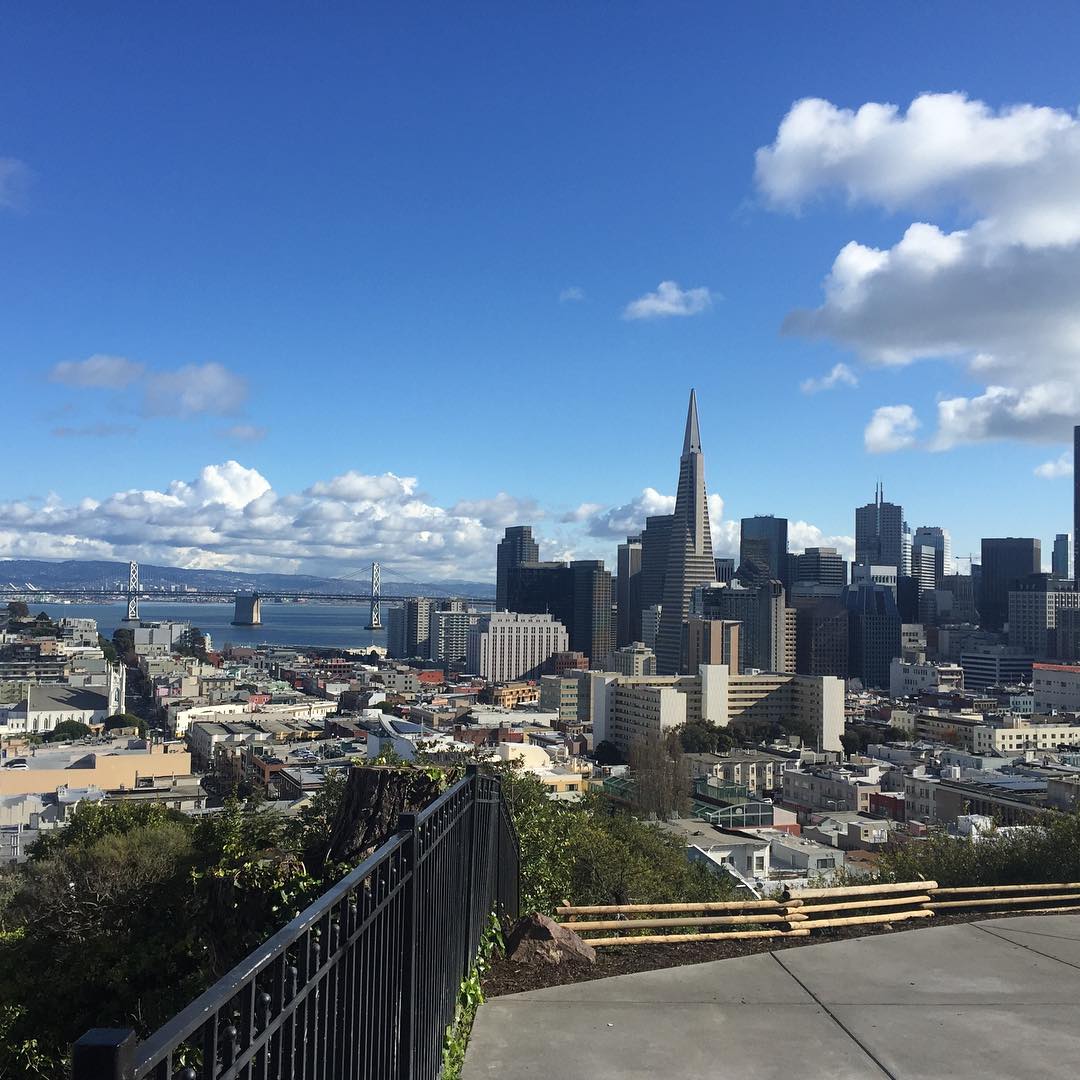 view of Downtown San Francisco and bay