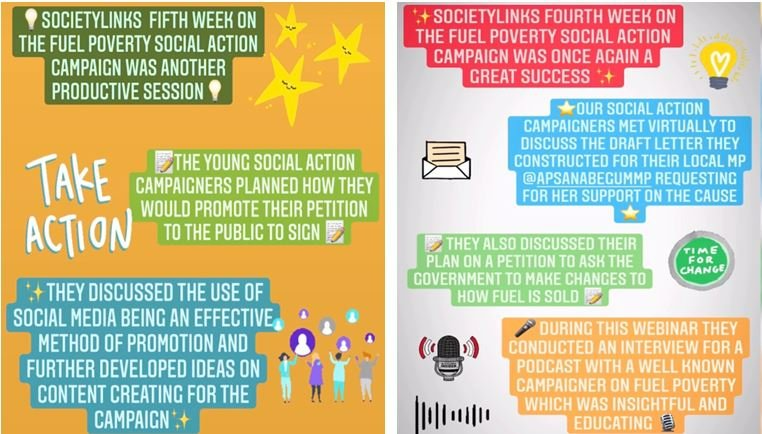 In 2020, our young people launched a campaign to fight fuel poverty.