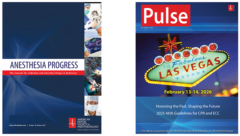 Anesthesia Progress and Pulse Magazines A book about anesthesia progress and pulse