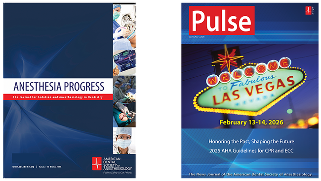 Anesthesia Progress and Pulse Magazines A book about anesthesia progress and pulse
