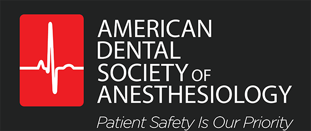 The logo for the american dental society of anesthesiology