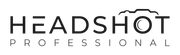 A black and white logo for headshot professional