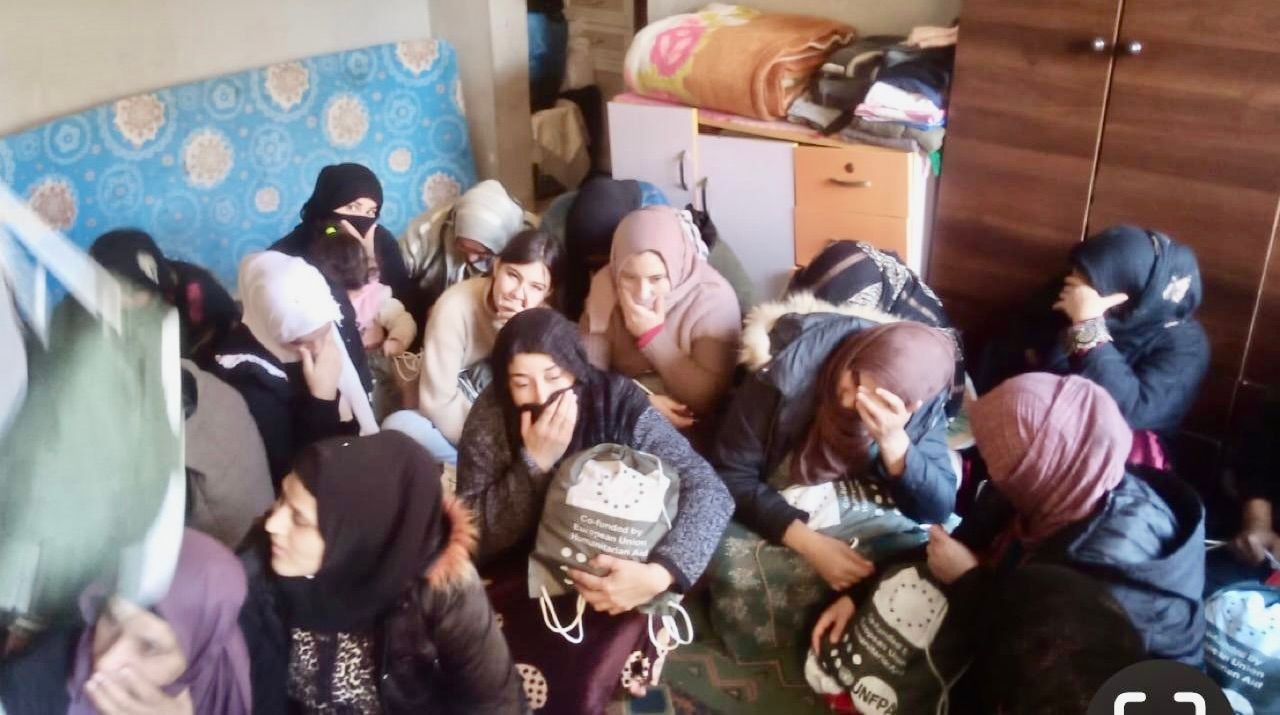 SYRIAN refugees development ... especially focused towards women and children.  