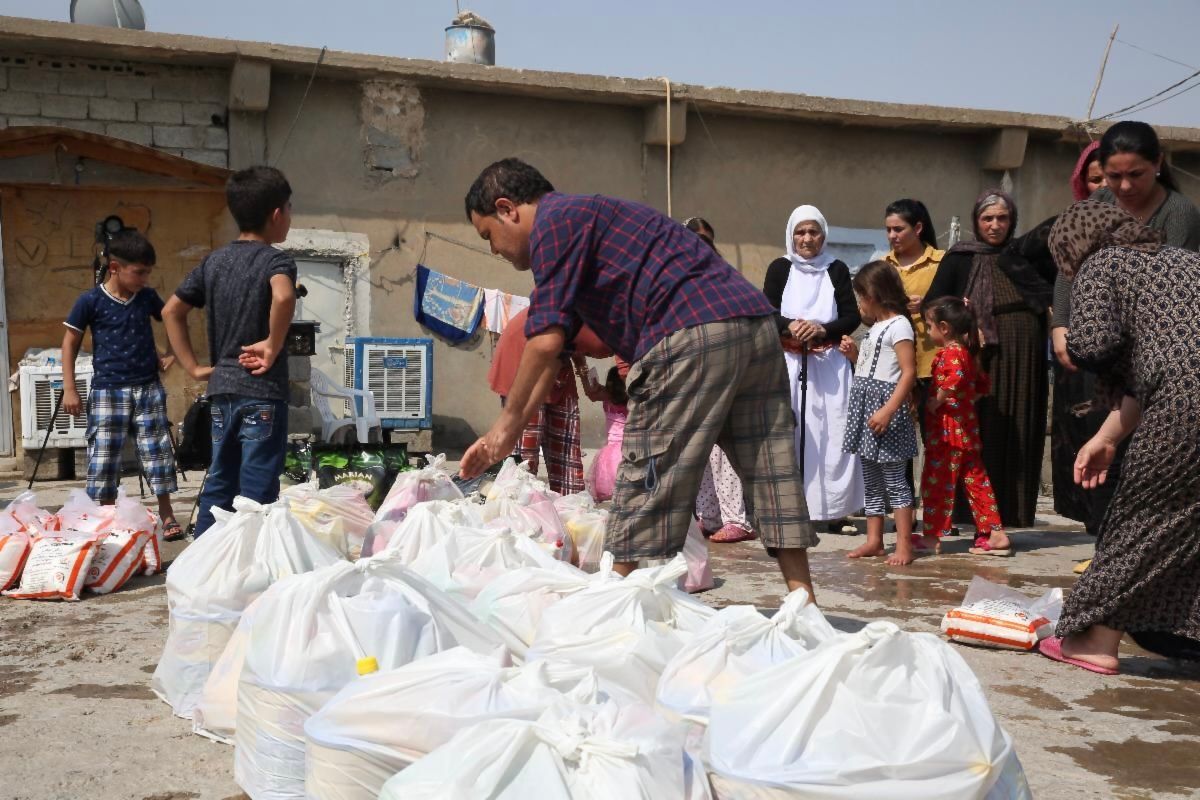 YAZIDI distributions and development, especially focused towards women and children.  