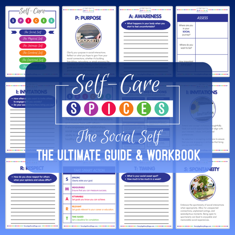The Social Spice Self-Care Workbook - Social Wellbeing and Healthy Relationships