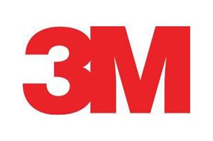 Un logotipo 3M rojo sobre un fondo blanco.