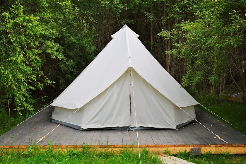 copertura impermeabile per tenda da campo