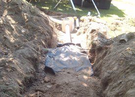 Septic Pipe Line Installation — Mahopac, NY — Evans Septic Tank Service