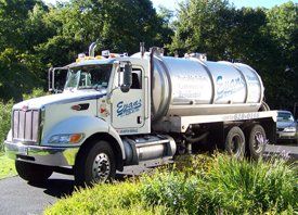 White Septic Truck — Mahopac, NY — Evans Septic Tank Service