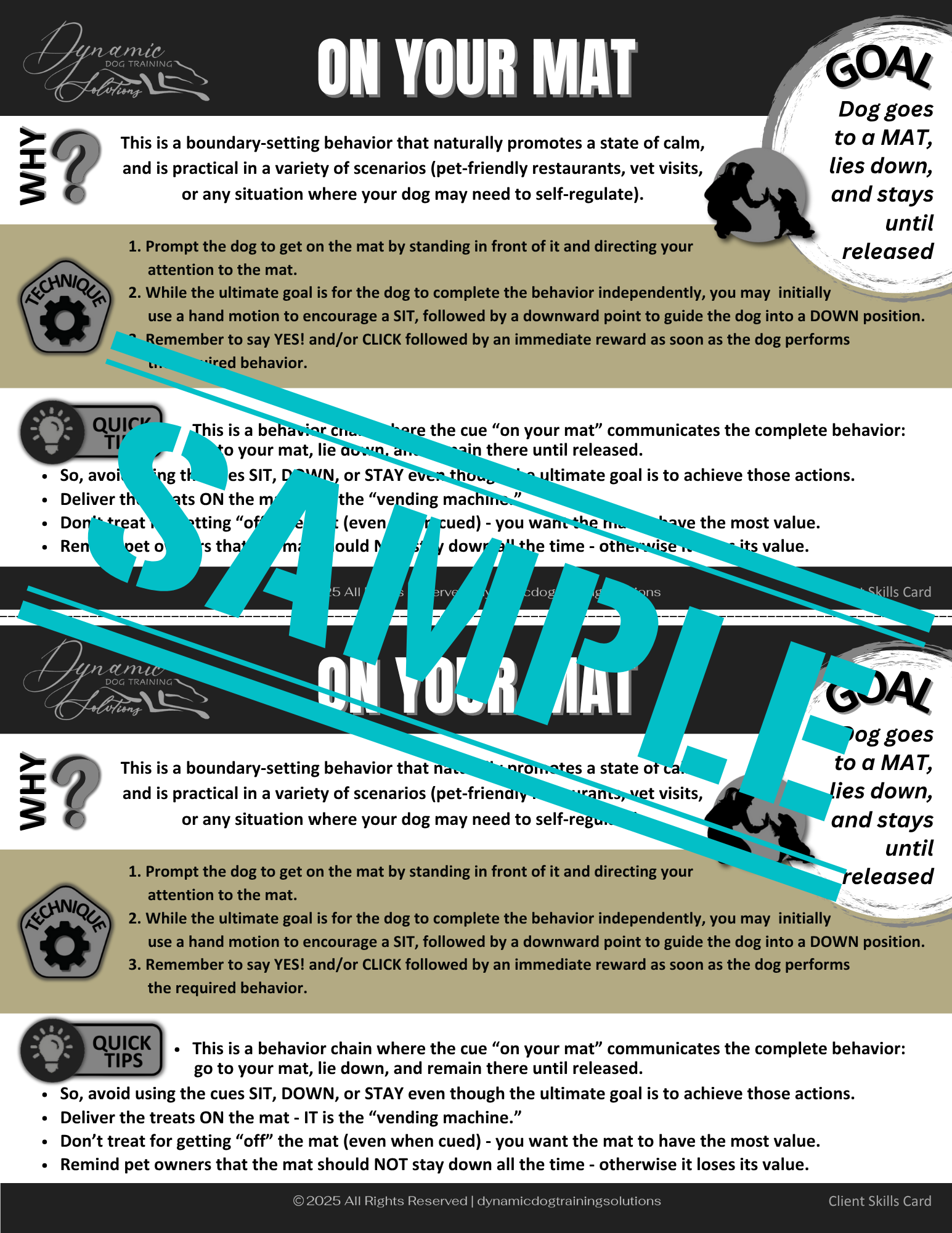 ON YOUR MAT Client SC