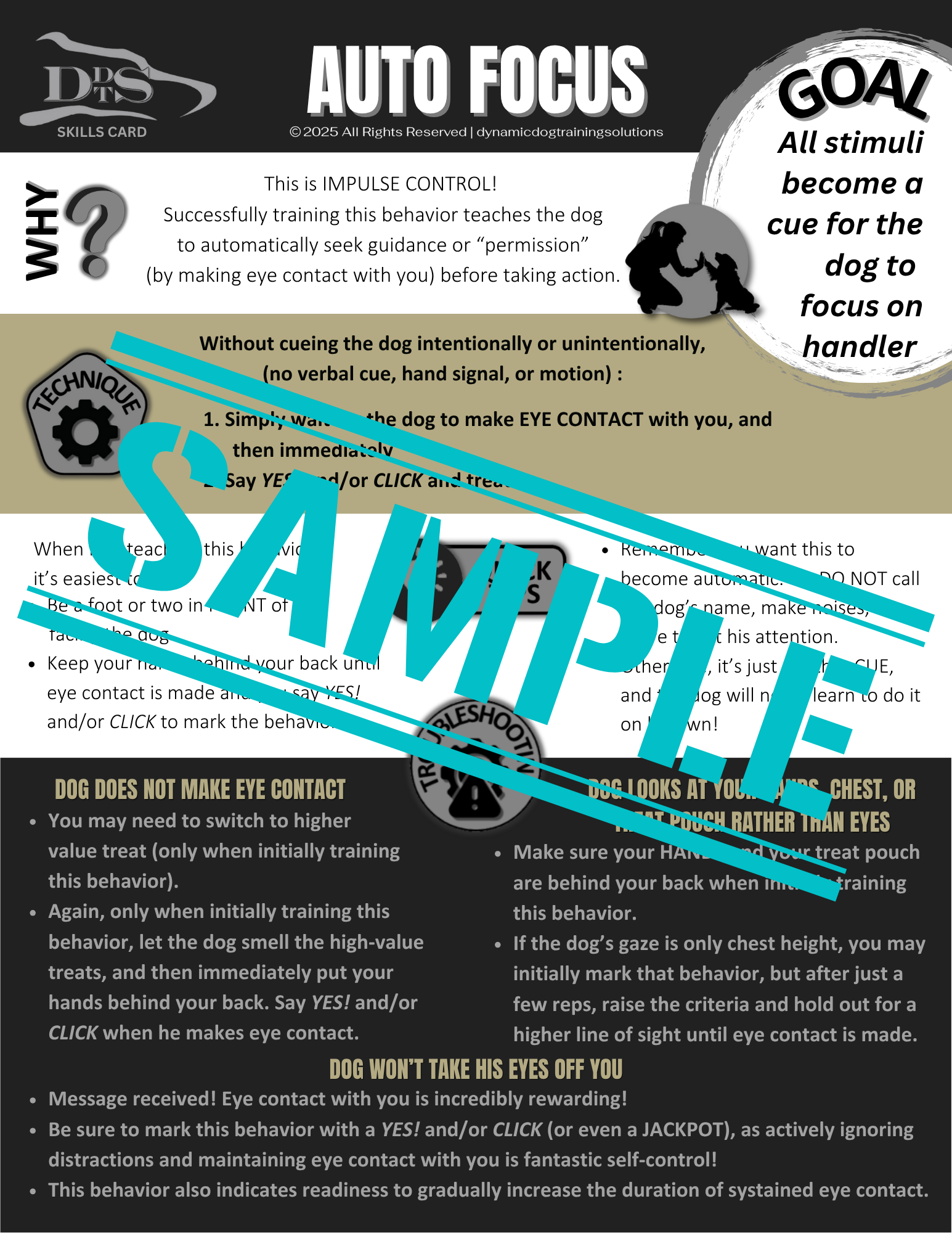 AROUND FINISH Skills Card