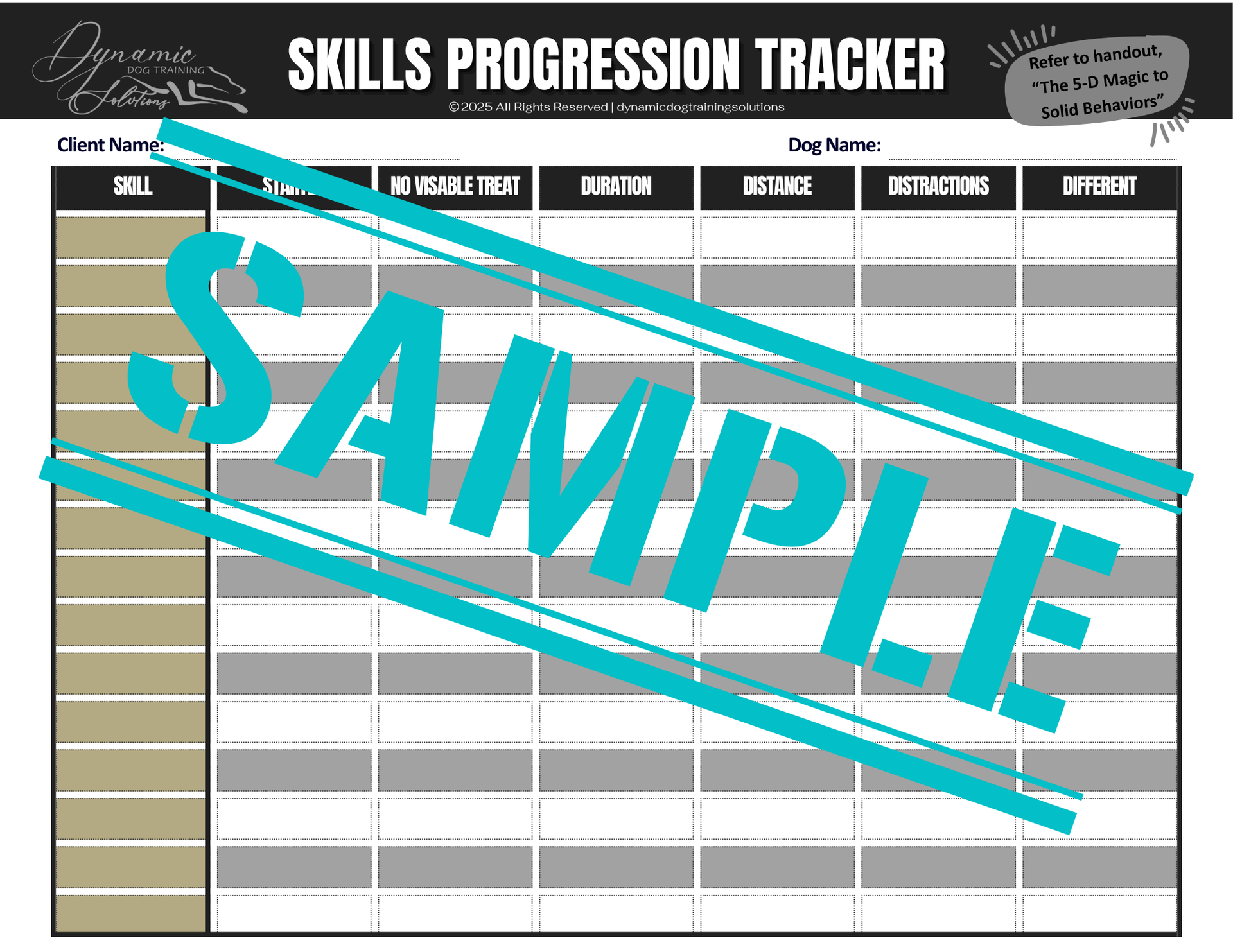 Skills Progression Tracker