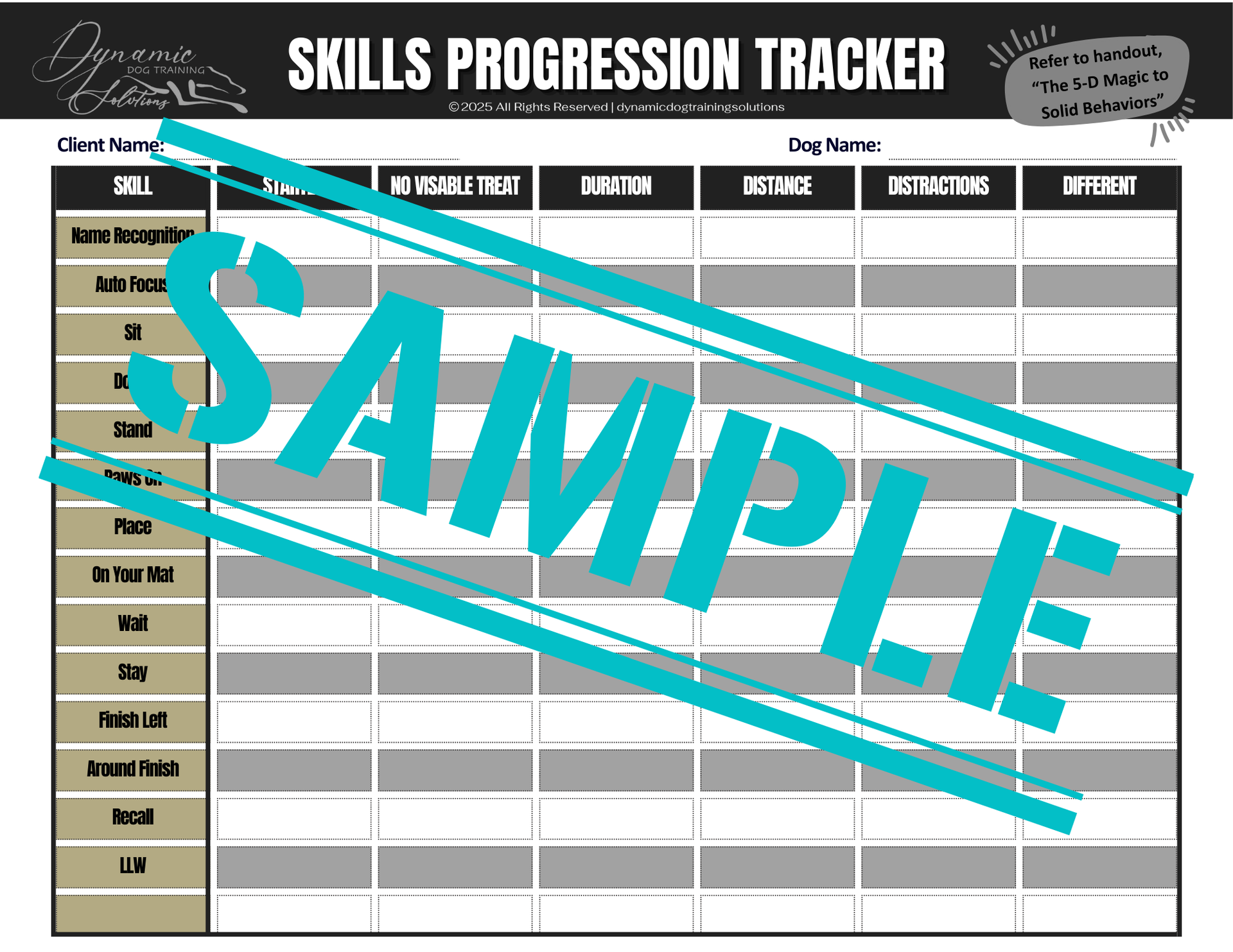 Skills Progression Tracker
