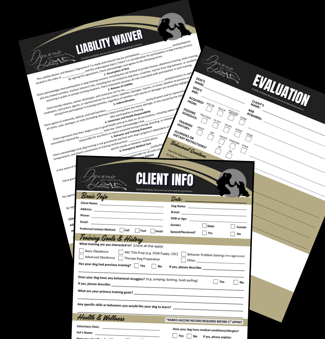 New Client Intake Forms