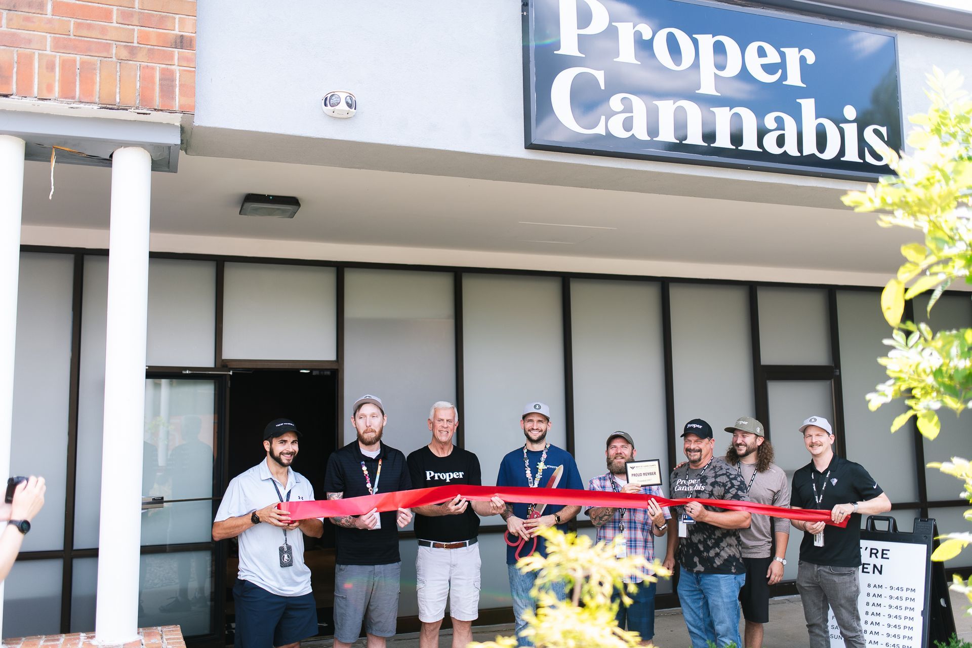 Ribbon cutting at Proper Ellisville