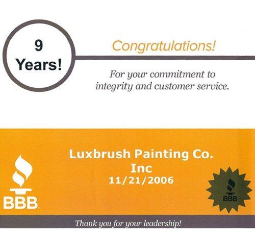 9 Year Painting Award