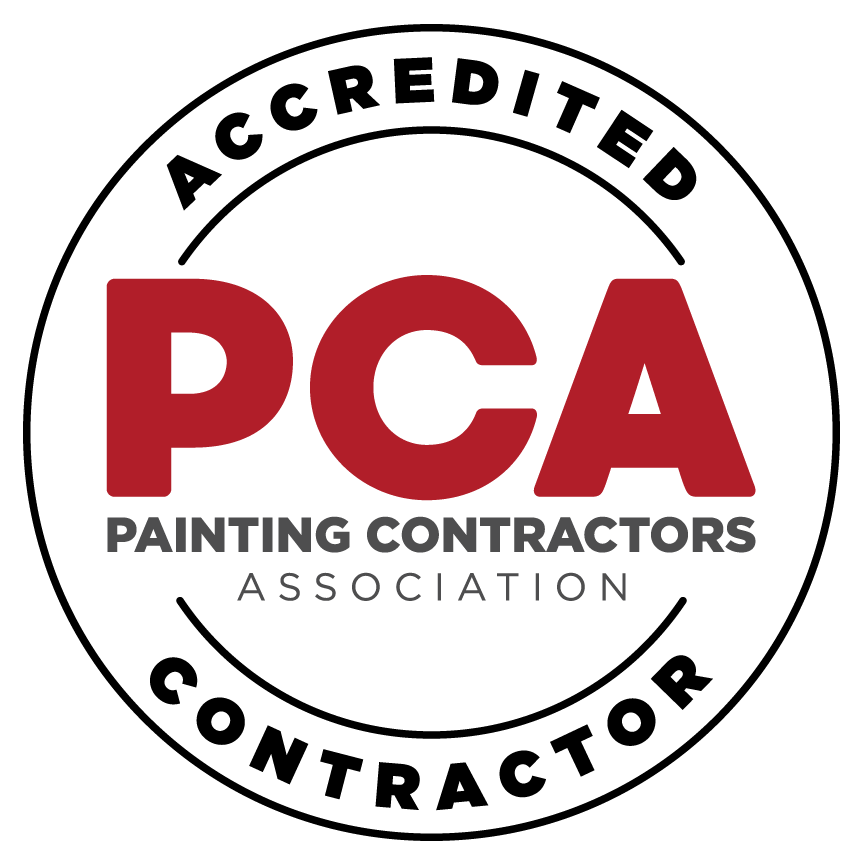 The logo for the accredited painting contractors association.