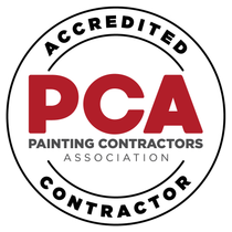 The logo for the accredited painting contractors association.