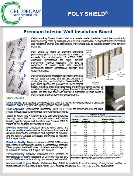 High Density Expanded Polystyrene (EPS) Insulation Systems