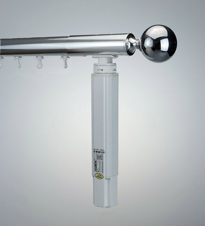 Electric drapery pole
