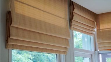 Electric roman blind