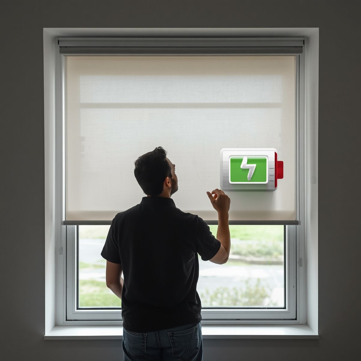 Battery powered blinds