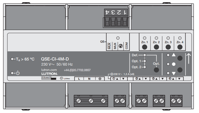 QSE-CI-4M-D Blind controller