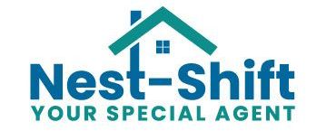 The logo for nest-shift your special agent is a house with a roof.