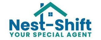 The logo for nest-shift your special agent is a house with a roof.