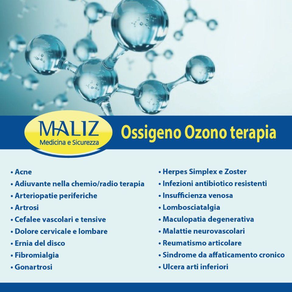 flyer on oxygen-ozone therapy