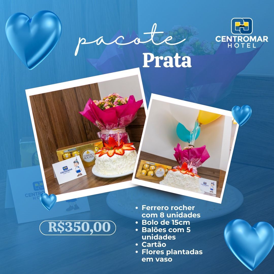 Duas fotos de um bolo e um buquê de flores sobre uma mesa.