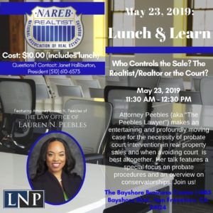 May 23rd Lunch & Learn